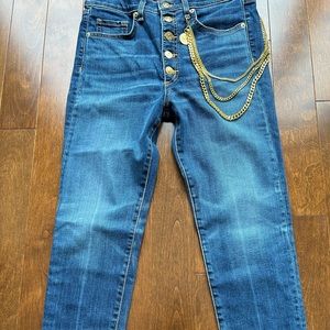 Veronica Beard Debbie chain jeans size 28